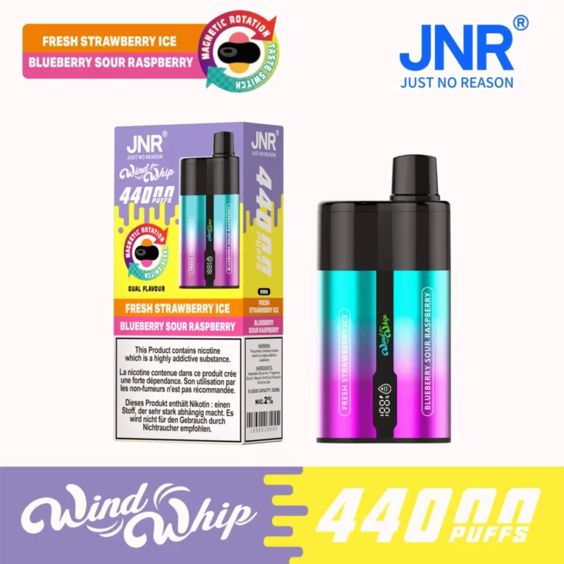jnr wind whip 44000 44k puff-Fresh strawberry lce Blueberry sour raspberry