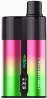 jnr wind whip 44000 44k puff-Mixed-Berry+White-Peach-Razz