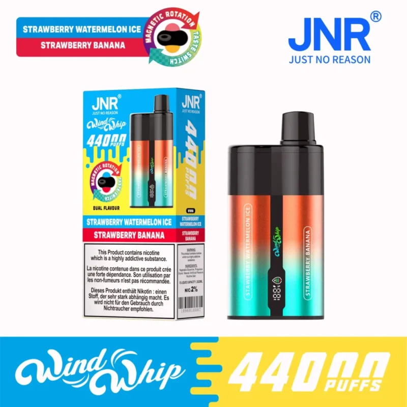 jnr wind whip 44000 44k puff-Stawberry watermelon lce Strawberry Banana