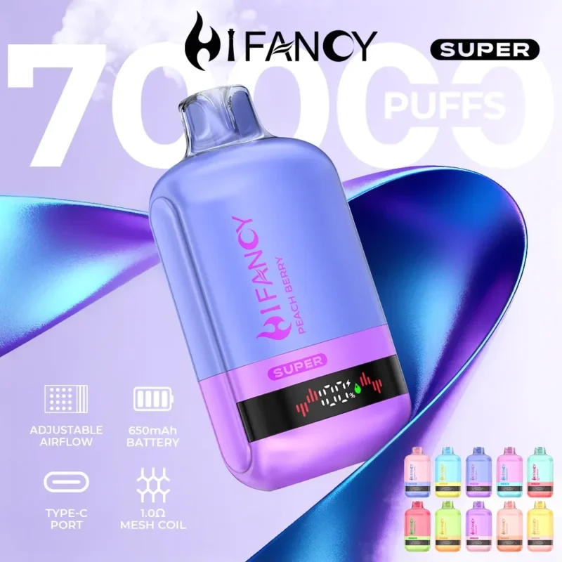 Hifancy Super 70k Vape-enhet för engångsbruk