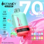 Hifancy Super 70k Vape-enhet för engångsbruk