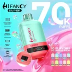 Hifancy Super 70k Puffs Vape-enhet för engångsbruk
