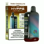 ヒッペ-インフィニティ-50K-使い捨てベープ-ドバイ-チョコレート