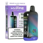 hyppe-infiniti-50k-使い捨てベープ・グレープ・アロエ・フリーズ