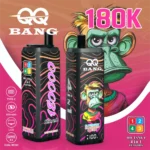 Qq Bang 180k 180000 Puffs Cappuccinopineapple Iceblueberry Cranberry Cherrywatermelon Dragon Fruit 2 Disposable Vape Dev