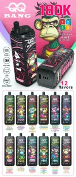 Qq Bang 180k 180000 Puffs Flavors List Disposable Vape Device