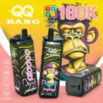 Qq Bang 180k 180000 Puffs Mango Peachgrape Icemixed Berriesblueberry Red Bull 2 Disposable Vape Device