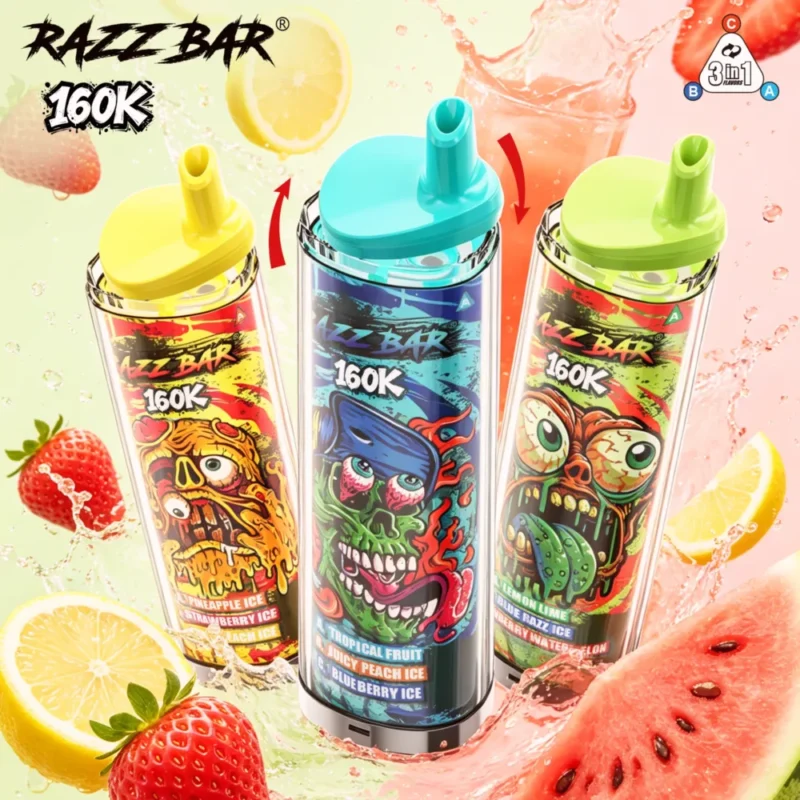 Razz Bar 160000 160k Puffs Disposable Vape Device
