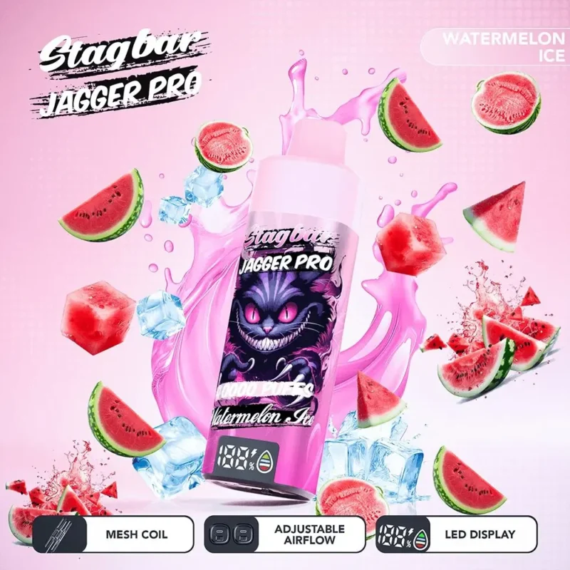Stag Bar Jagger Pro 40000 Vape 40k Puffs Watermelon Ice.jpg Disposable Device