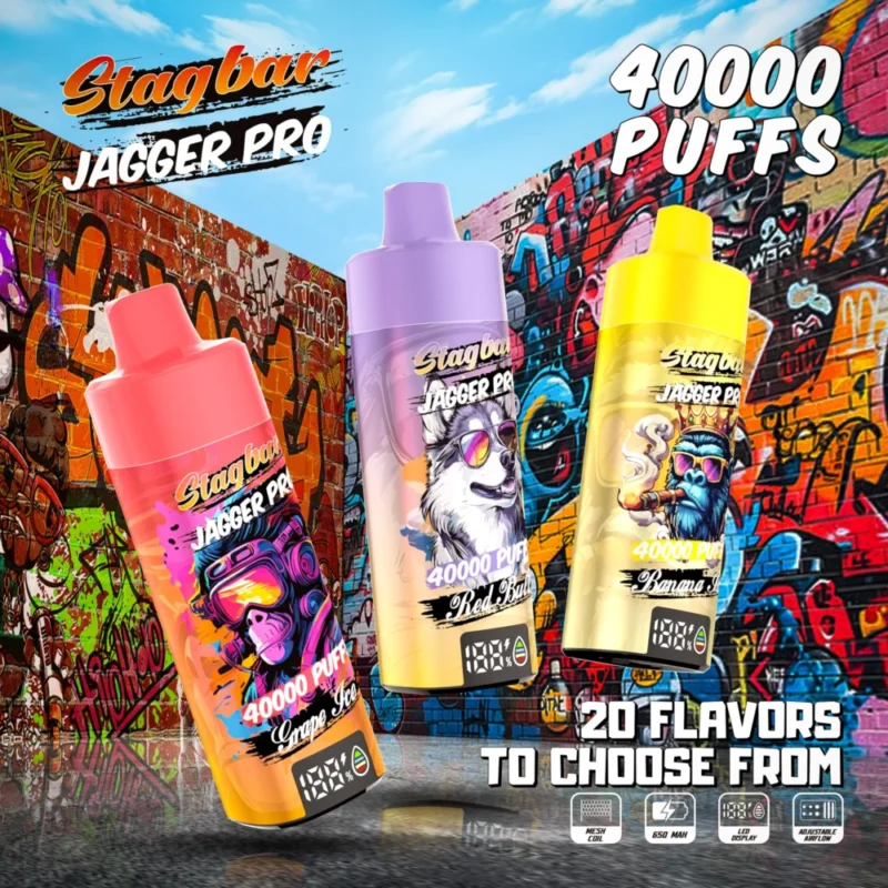 Stag Bar Jagger Pro 40000 Vape Disposable Device
