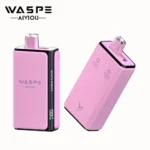 Waspe Double Flavor 100k Strawberry Raspberry Cherry Black Ice Dragon Fruit Disposable Vape Device