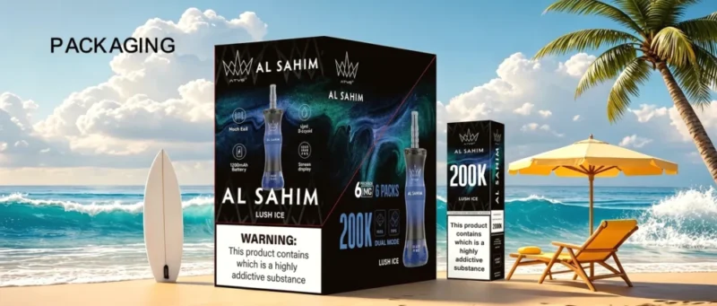Atvs Al Sahim 200000 200k Puffs 2 Disposable Vape Device