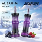 Atvs Al Sahim 200000 200k Puffs Blueberry Raspberry Disposable Vape Device