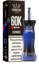 Al Fakher Crown Bar E Hose X 60k Puffs Blueberry Raspberry Disposable Vape Device