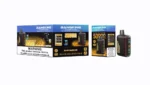 Bang King Pulse 50k 500000 Puffs Black Gold Edition Blue Razz Ice 2 Disposable Vape Device