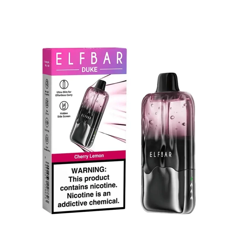 Elfbar Duke 30000 30k Puffs Cherry Lemon Disposable Vape Device