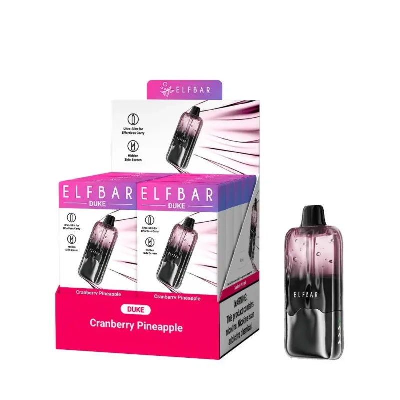 Elfbar Duke 30000 30k Puffs Cranberry Pineapple 3 Disposable Vape Device