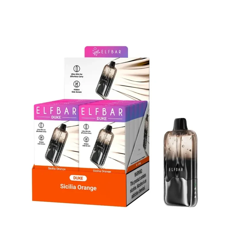 Elfbar Duke 30000 30k Puffs Sicilia Orange 3 Disposable Vape Device