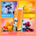 Fumot Eco 80k 80000k Puffs Blueberry On Ice Pineapple Lemonade Peach Mango Watermelon Blue Razz Cherry 3 Disposable Vape