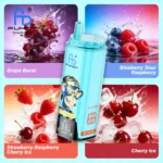 Fumot Eco 80k 80000k Puffs Grape Burst Blueberry Sour Raspberry Strawberry Cherry Ice 2 Disposable Vape Device