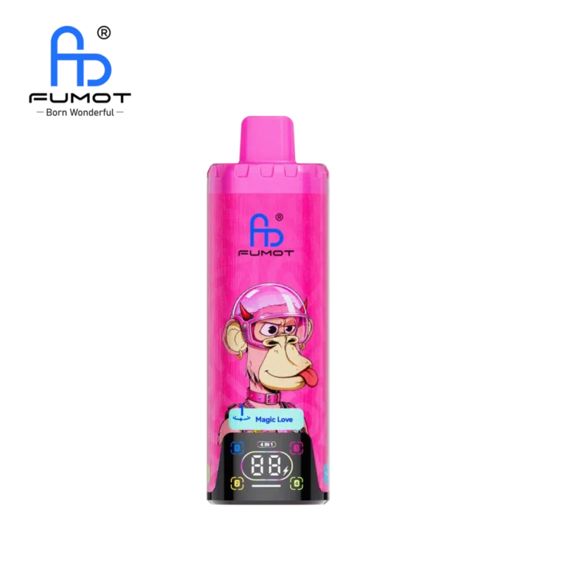 Fumot Eco 80k 80000k Puffs Magic Love Kiwi Passion Fruit Guava Dragonfruit Raspberry Lemon Lime 1 Disposable Vape Device