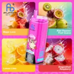 Fumot Eco 80k 80000k Puffs Magic Love Kiwi Passion Fruit Guava Dragonfruit Raspberry Lemon Lime 3 Disposable Vape Device