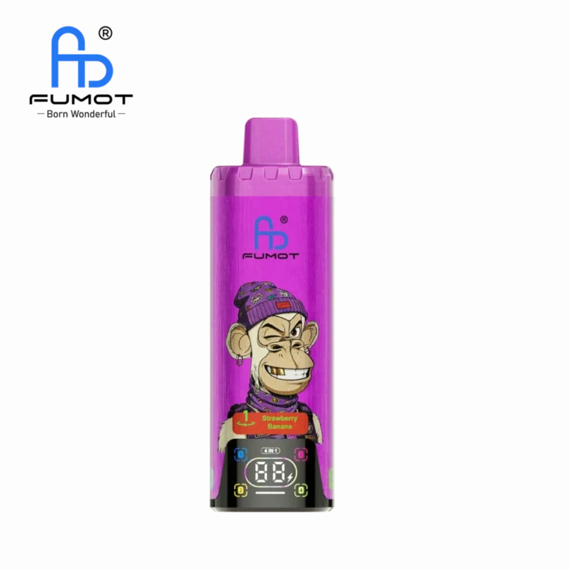 Fumot Eco 80k 80000k Puffs Strawberry Banana Kiwi Watermelon Ice Disposable Vape Device