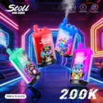 Stoll Bang Leader 200k 200000 Puffs 3 Flavor Vape 4 Disposable Device