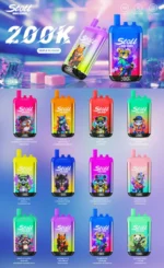 Stoll Bang Leader 200k 200000 Puffs 3 Flavor Vape Flavors List Disposable Device