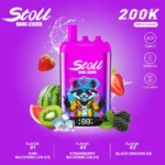 Stoll Bang Leader 200k 200000 Puffs 3 Flavor Vape Kiwi Watermelon Ice Strawberry Black Dragon 1 Disposable Device