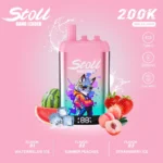 Stoll Bang Leader 200k 200000 Puffs 3 Flavor Vape Watermelon Ice Summer Peaches Strawberry 1 Disposable Device