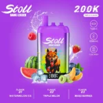 Stoll Bang Leader 200k 200000 Puffs 3 Flavor Vape Watermelon Ice Triple Melon Mixed Berries 1 Disposable Device