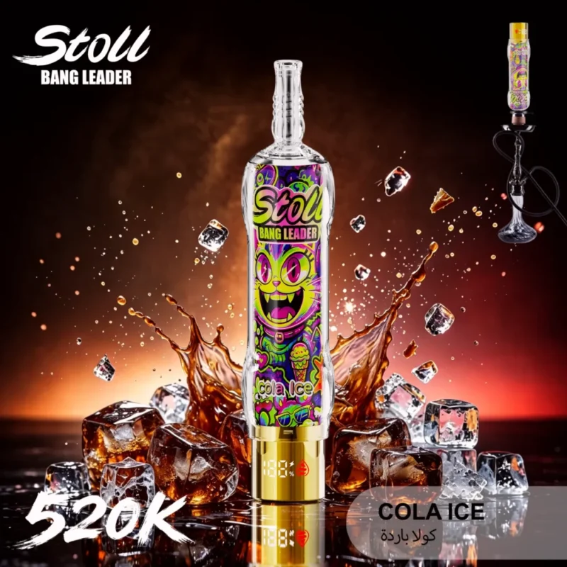 Stoll Bang Leader 520k 520000 Puffs High Capacity Rechargeable Vape Cola Ice 1 Disposable Device