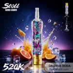 Stoll Bang Leader 520k 520000 Puffs High Capacity Rechargeable Vape Orange Soda 1 Disposable Device