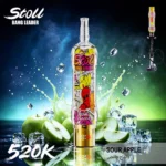 Stoll Bang Leader 520k 520000 Puffs High Capacity Rechargeable Vape Sour Apple 1 Disposable Device