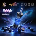 Uor Al Bang 300k 300000 Puffs Shisha Vape Blueberry 2 Disposable Device