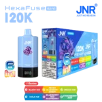 Euvapen Jnr Hexafuse 6 In 1 120000 Puffs Middle Package I Series 09 Eu Warehouse Disposable Vape Device