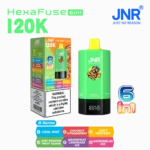 Euvapen Jnr Hexafuse 6 In 1 120000 Puffs Small Package D Series 04 Eu Warehouse Disposable Vape Device