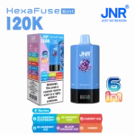 Euvapen Jnr Hexafuse 6 In 1 120000 Puffs Small Package E Series 05 Eu Warehouse Disposable Vape Device