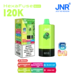 Euvapen Jnr Hexafuse 6 In 1 120000 Puffs Small Package F Series 06 Eu Warehouse Disposable Vape Device