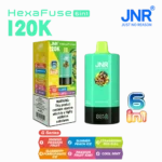Euvapen Jnr Hexafuse 6 In 1 120000 Puffs Small Package G Series 07 Eu Warehouse Disposable Vape Device