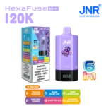 Euvapen Jnr Hexafuse 6 In 1 120000 Puffs Small Package H Series 08 Eu Warehouse Disposable Vape Device