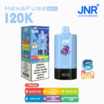 Euvapen Jnr Hexafuse 6 In 1 120000 Puffs Small Package I Series 09 Eu Warehouse Disposable Vape Device