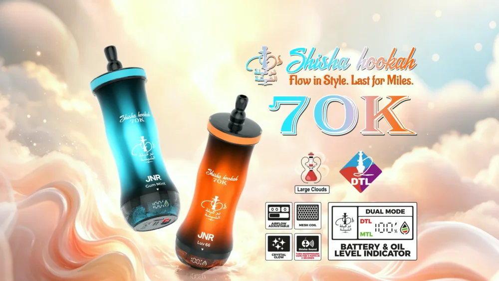 Sevape Jnr Shisha Hookah 70000 Bloss Produktdetalj Marknadsbild 01 Eu Lager Disposable Vape Device