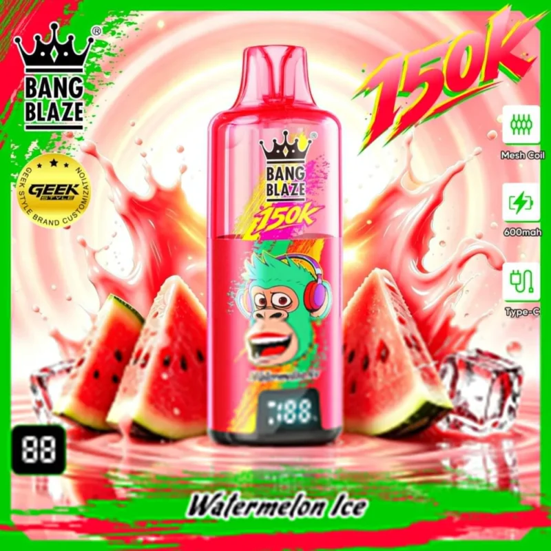Euvapen Bang Blaze 150000 Puffs Product Image 019 Disposable Vape Device