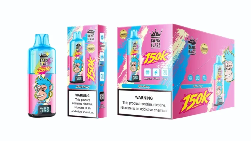Euvapen Bang Blaze 150000 Puffs Strawberry Watermelon Product Image 008 Disposable Vape Device