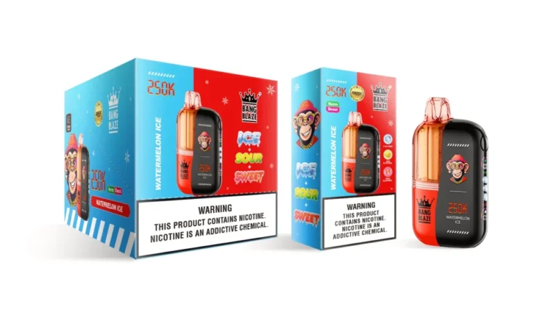 Euvapen Bang Blaze 250.000 Züge Wassermelone-Eis Produktbild 001 Einweg-E-Zigarettengerät