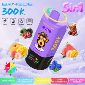 Euvapen Bang De 300000 Puffs 5 In 1 Flavor Combination 001 Disposable Vape Device