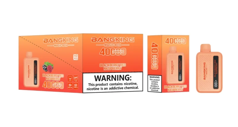 Euvapen Bang King Magic Box 40000 Puffs Blackberry Red Raspberry Flavor Image 013 Disposable Vape Device