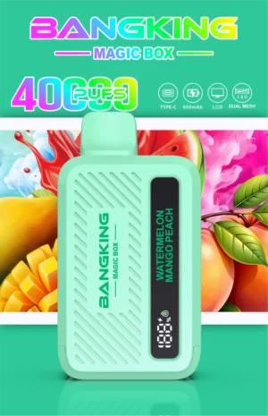Euvapen Bang King Magic Box 40000 Puffs Watermelon Mango Peach Flavor Image 016 Disposable Vape Device